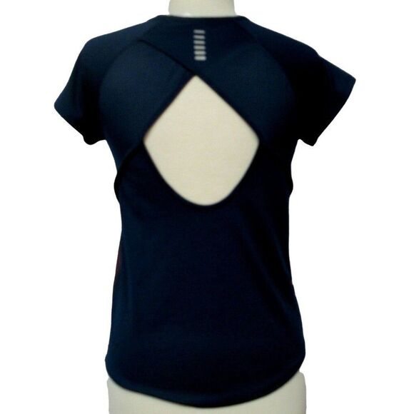 Under Arnour Heat Gear Fitted Athletic Tank Top Reflective Logo Open Back XS NEW - Picture 5 of 8